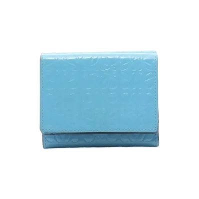 LOEWE Trifold Wallet Anagram "Light Blue"