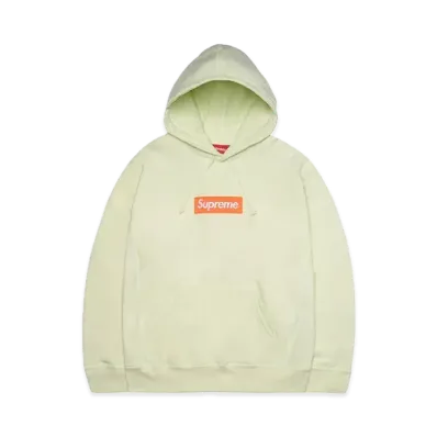 Supreme Box Logo Hooded Sweatshirt "Pale Lime" (17FW)