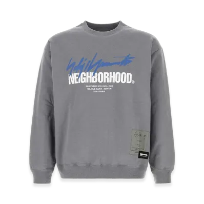 Yohji Yamamoto x Neighborhood Cotton Sweatshirt "Gray"