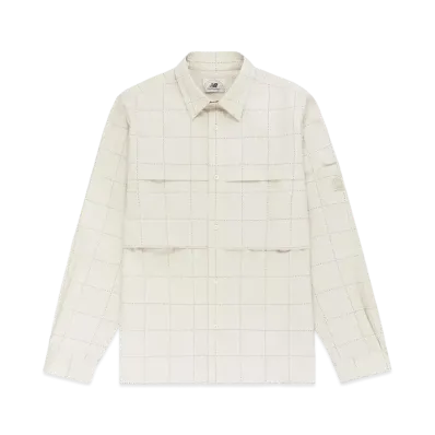 Aime Leon Dore x New Balance Windowpane Grid Shirt "White"