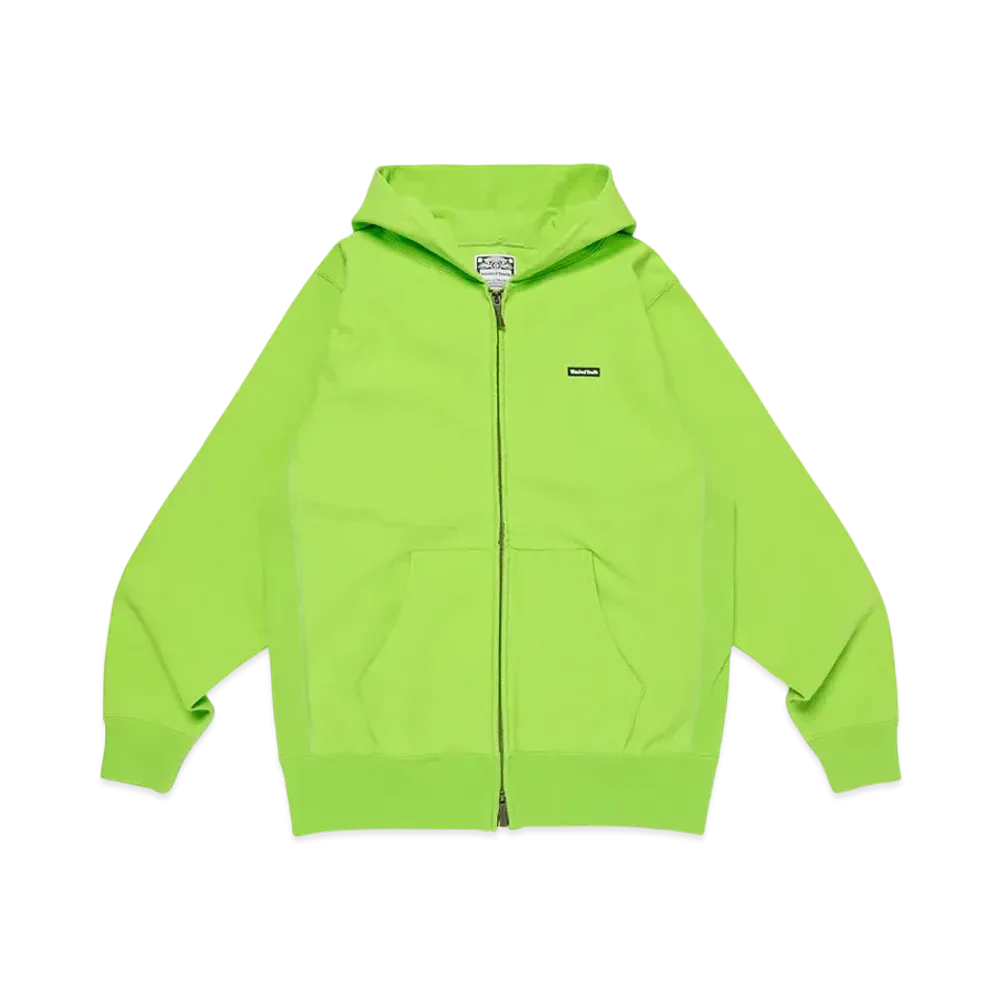 Wasted Youth Heavy Weight Zip Hoodie "Green"