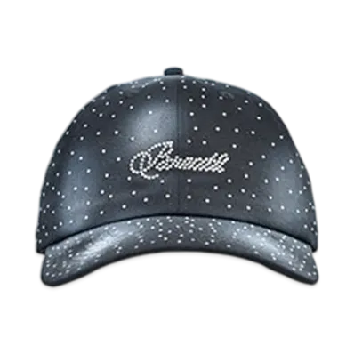 BREATH Script Logo Glitter Cap "Black"