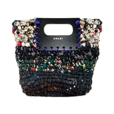 sacai Zantan Crochet Bag "Brown Mix"