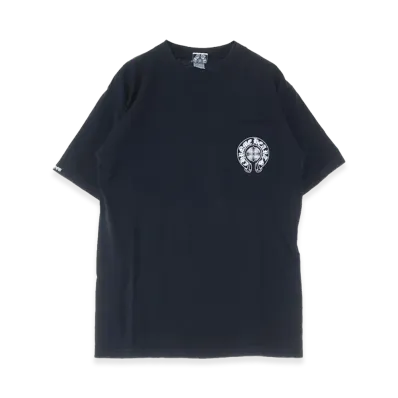 Chrome Hearts Old Back Cemetery Print S/S Pocket T-Shirt "Black"