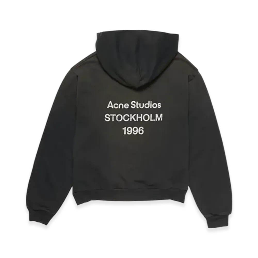 Acne Studios Logo Hooded Sweater "Black"