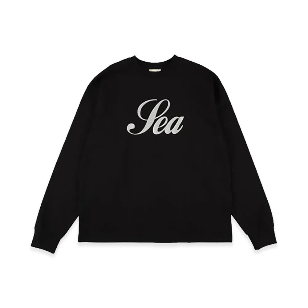 WIND AND SEA Script Sea L/S Tee "Black"