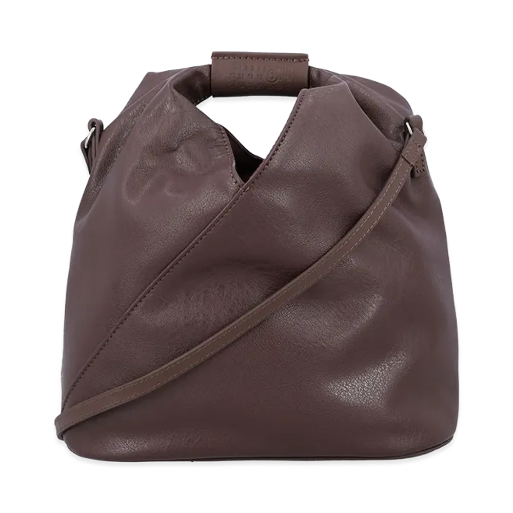 MM6 Maison Margiela Women's Synthetic Leather Japanese Handbag "Brown/Chocolate"