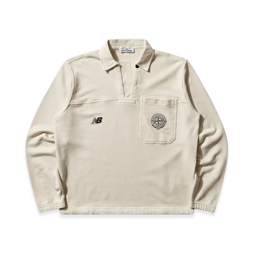 Stone Island x New Balance Polo Shirt "Ivory"