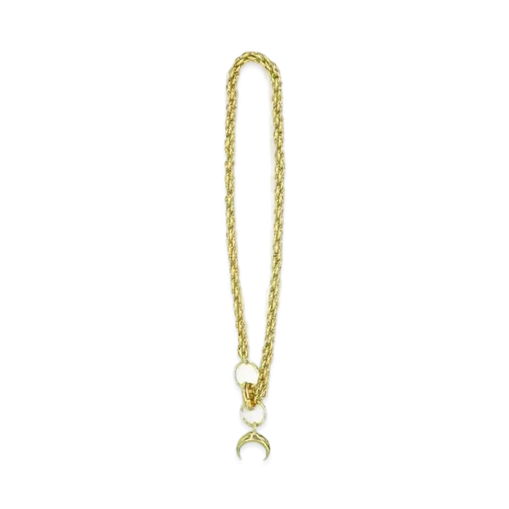 Marine serre GOLD PLATTED CHARM NECKLACE "SHINY GOLD"