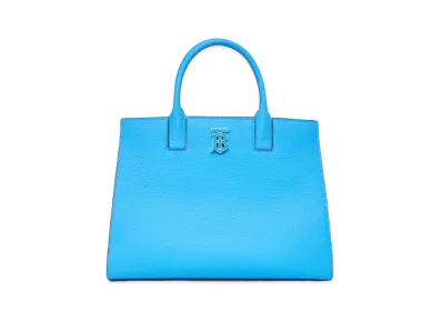 Burberry Mini Leather Francis Bag "Bright Sky Blue"