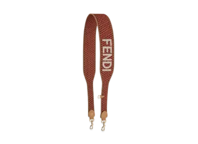 FENDI Strap You Ribbon Shoulder Strap "Red"