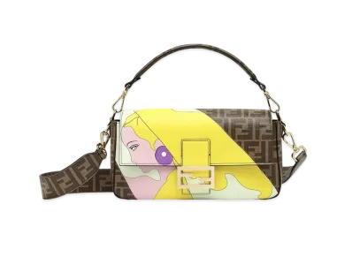 FENDI Baguette FF Zufabrick Bag Inlay "Multicolor"