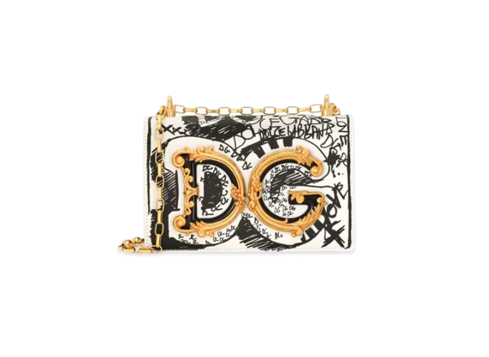 Dolce&Gabbana DG Girls Bag Nappa Leather Graffiti Print "Multicolor"
