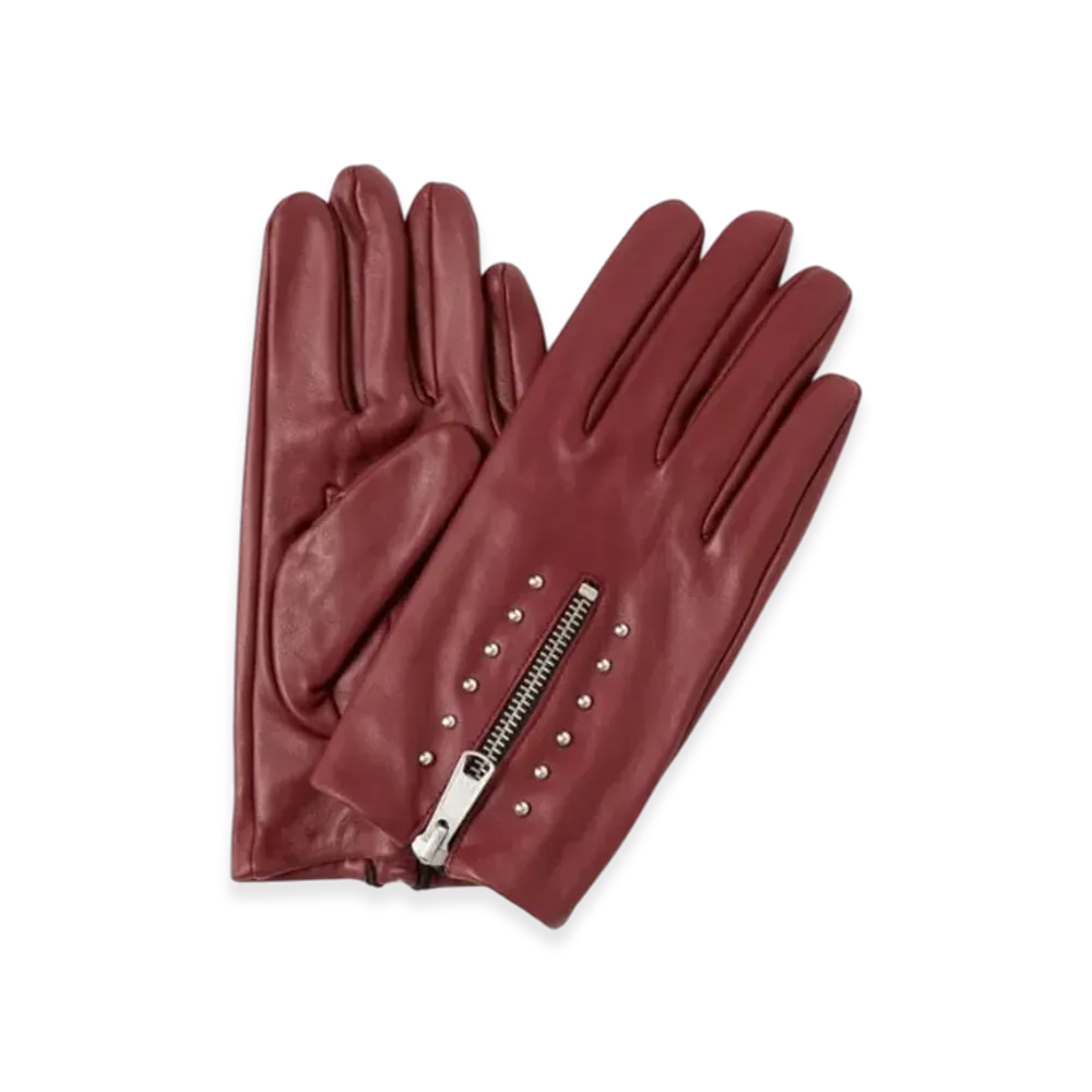 BEAMS FUTURE ARCHIVE Leather Glove "Red"