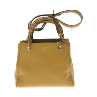 GUCCI Bamboo Shopper "Mustard"