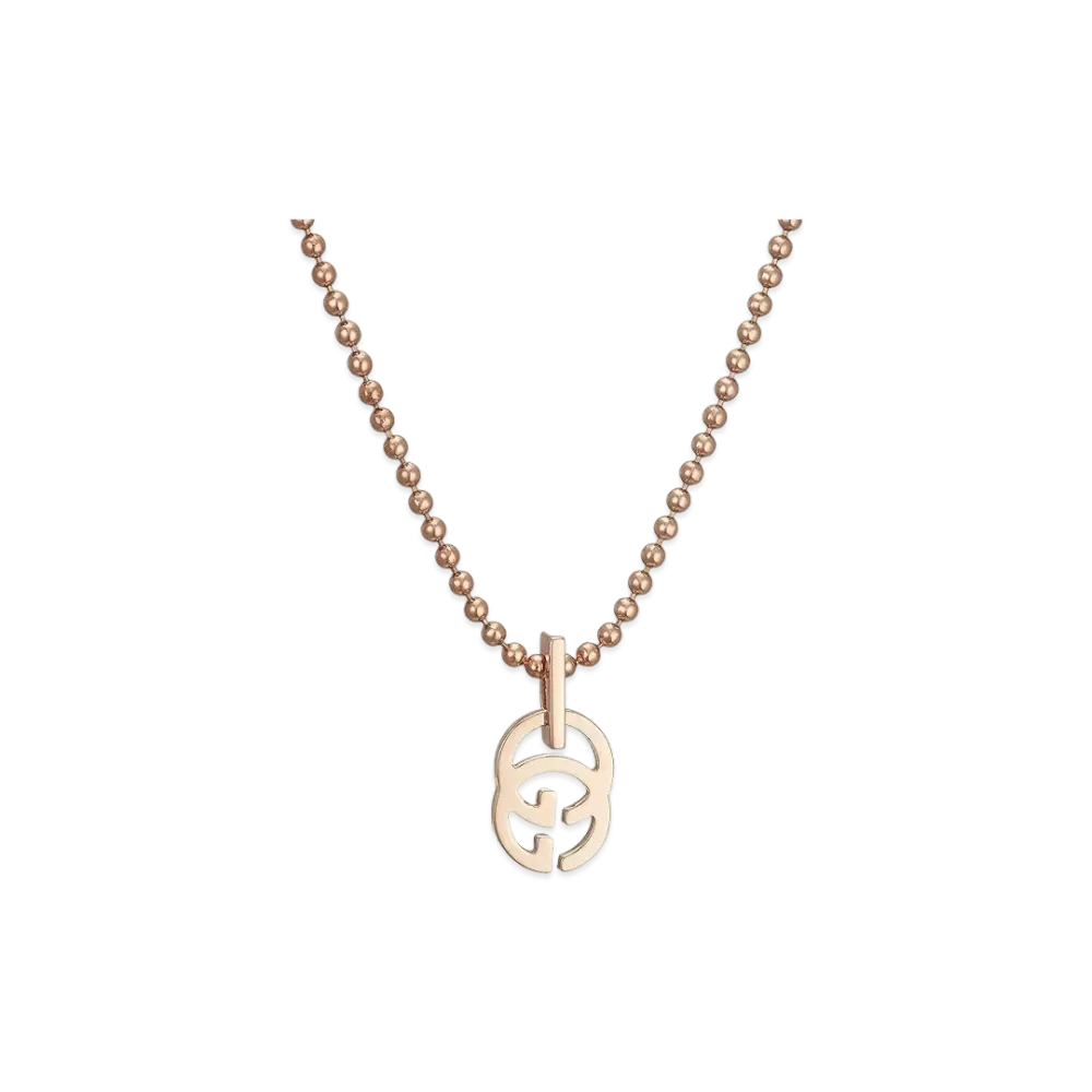 GUCCI Running G Pendant "Pink Gold"