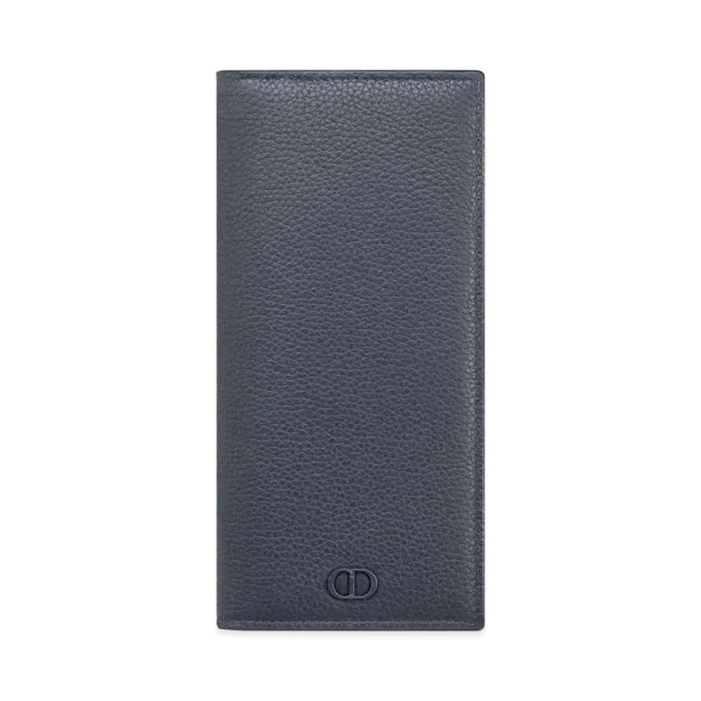 Dior Vertical Long Wallet CD Icon Grade Calfskin "Navy"
