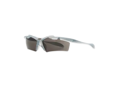 BALENCIAGA Women's Acetate Turbo Rectangle Sunglasses "Light Blue"