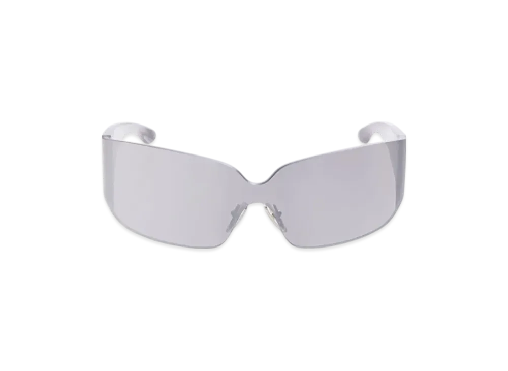 BALENCIAGA Mono Square Sunglasses "Silver"