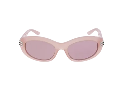 BALENCIAGA Casino Round Sunglasses "Pink"