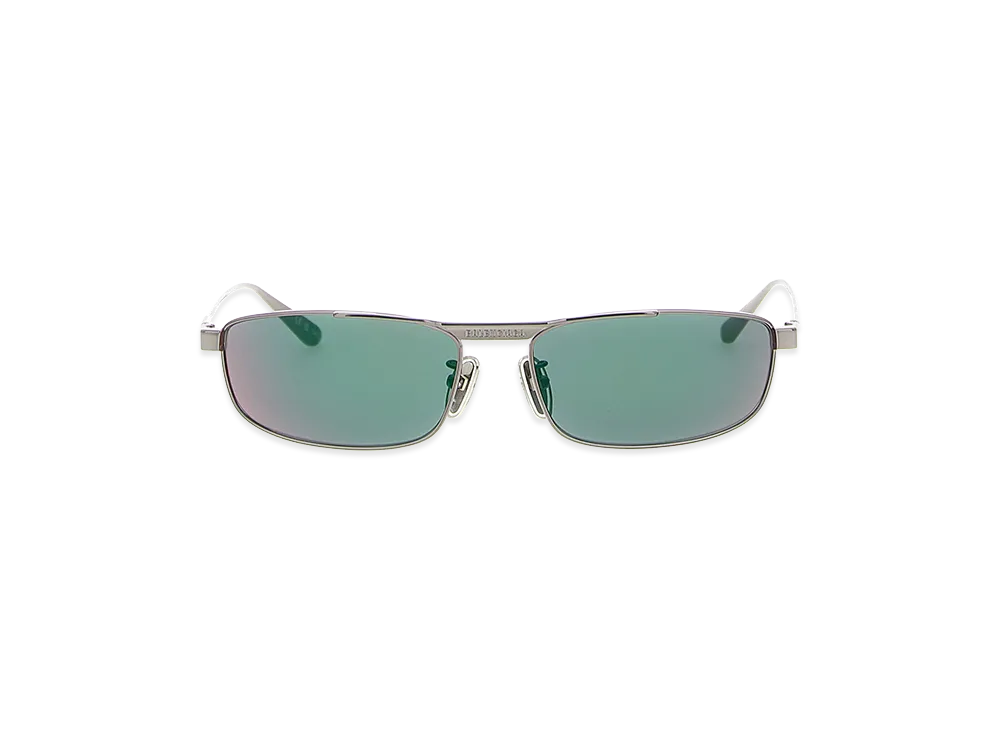BALENCIAGA Women's 'Tag 3.0 Rectangle' Sunglasses "Gray"