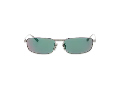 BALENCIAGA Women's 'Tag 3.0 Rectangle' Sunglasses "Gray"