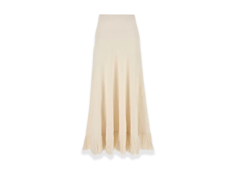 Bottega Veneta Women's Boucle Skirt "Ivory"
