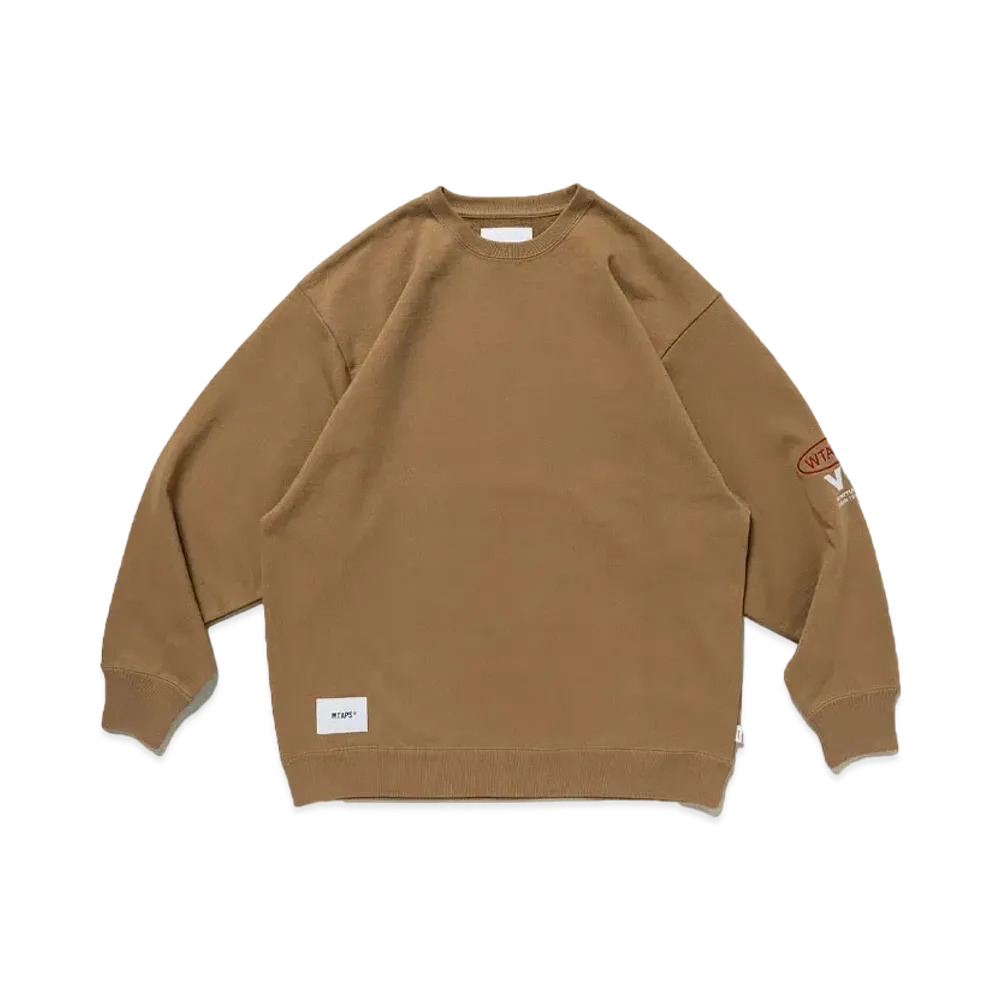 WTAPS AII 01 / Sweater / Cotton. Protect "Brown"