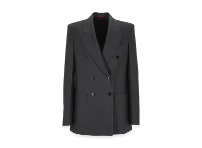 GUCCI Women's Graphite Wool Blazer "Grey"