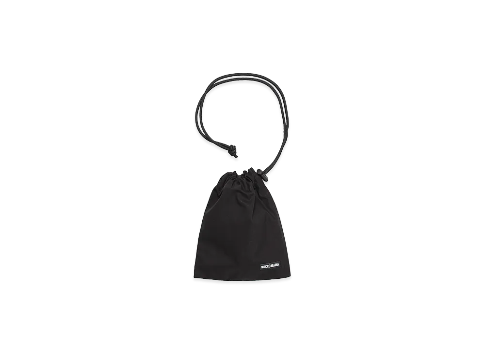 WACKO MARIA Drawstring Bag "Black"