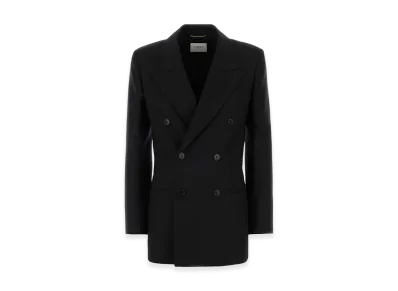 Saint Laurent Women's Wool Blazer "Black"