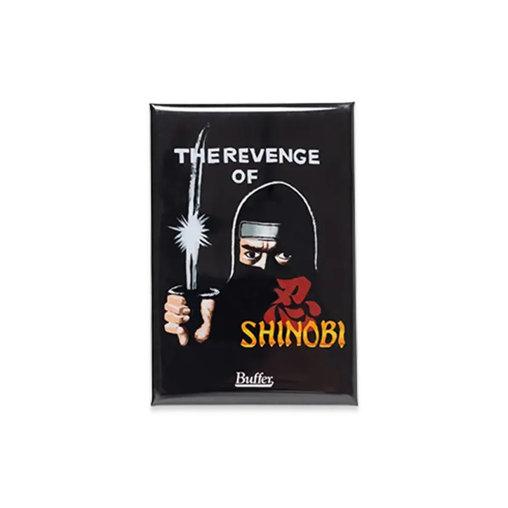 Buffer x Sega Shinobi Badge "Black"