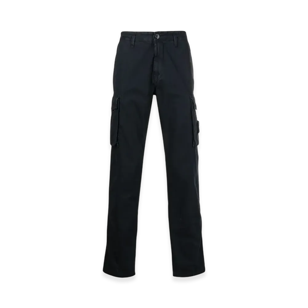 Stone Island 318WA Old Dye Treatment Cargo Pants - 21SS "Navy Blue"