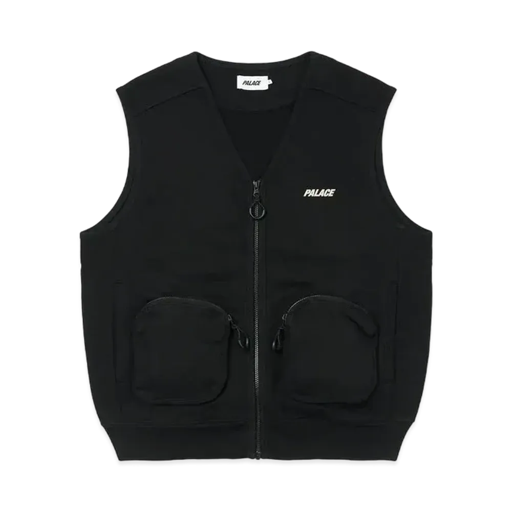 PALACE LONDON SWEAT GILET "Black"