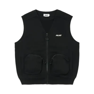 PALACE LONDON SWEAT GILET "Black"