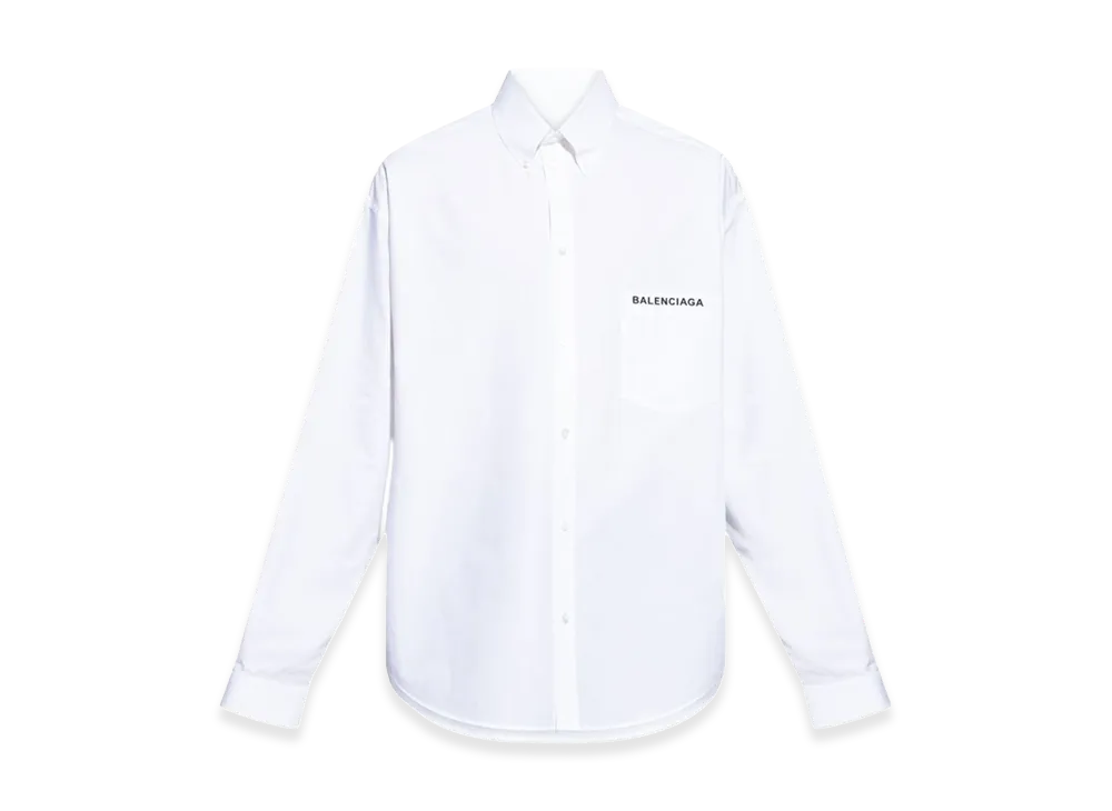 BALENCIAGA Shirt With Logo "White"