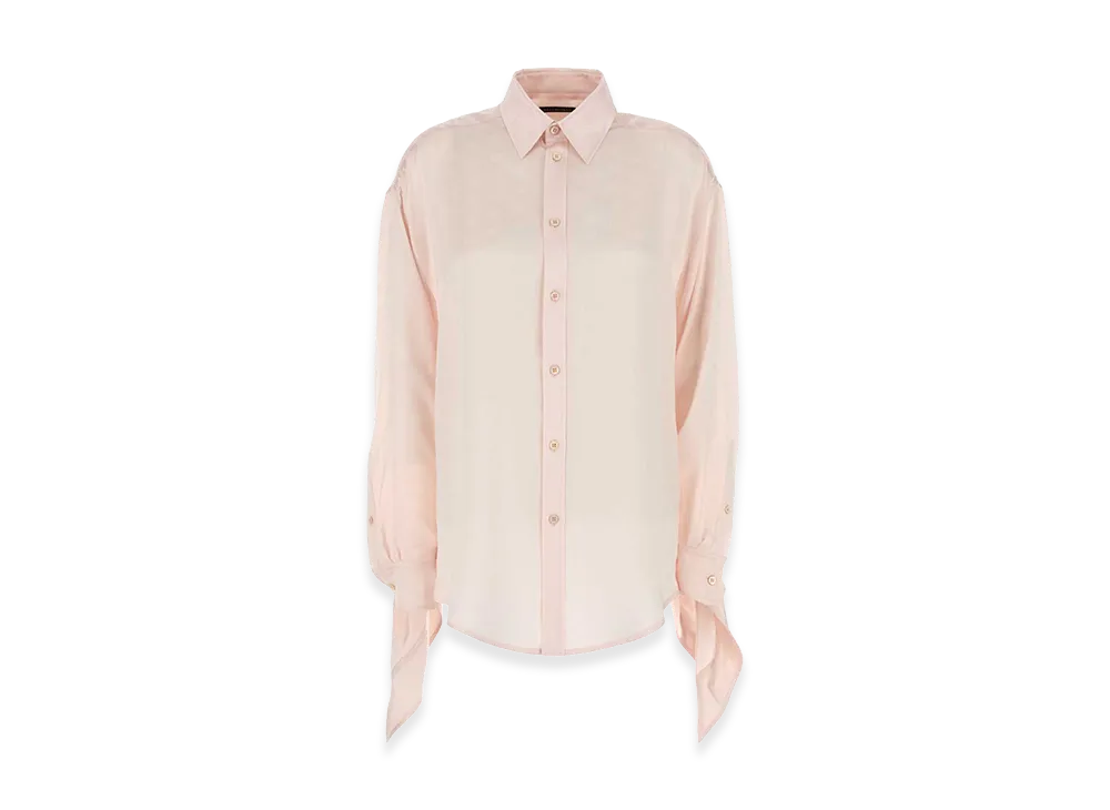 BALENCIAGA Women's Satin Shirt "Pink"
