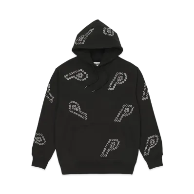 PALACE EYELET P HOOD "Black"