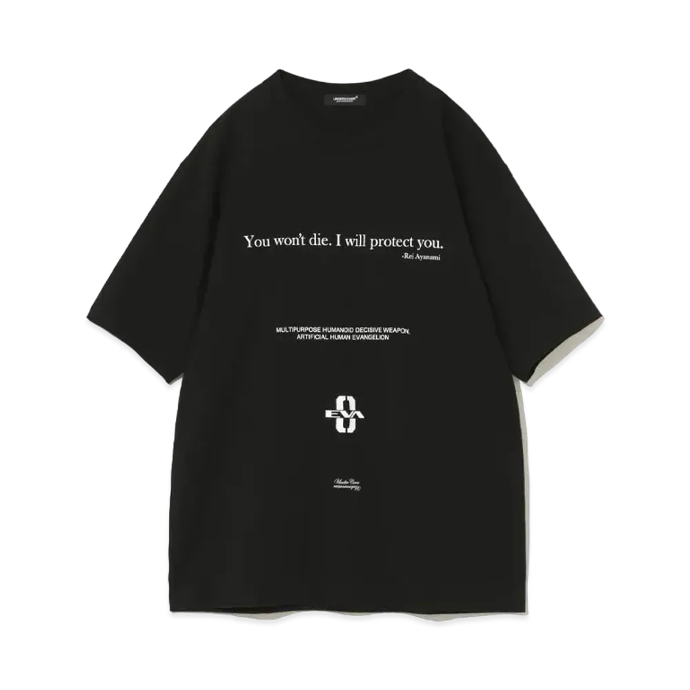 EVANGELION × UNDERCOVER T-SHIRT "Black"