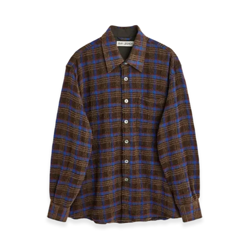 OUR LEGACY Above Shirt Brown "Pankow Check"