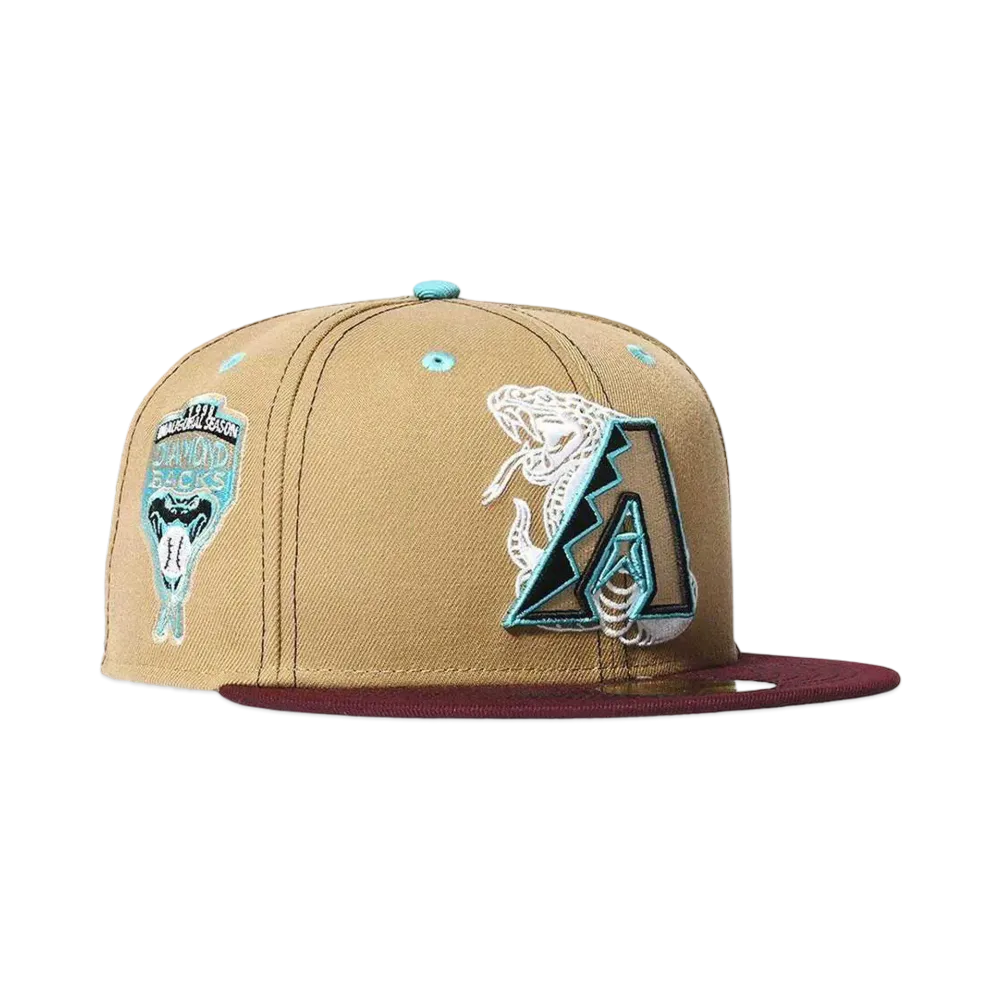 HOME GAME ARIZONA DIAMONDBACKS 1998 IS 59FIFTY "KHAKI/MAROON"