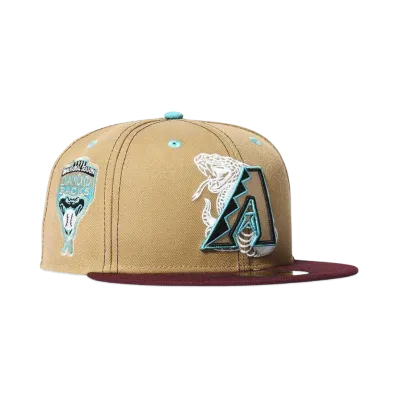 HOME GAME ARIZONA DIAMONDBACKS 1998 IS 59FIFTY "KHAKI/MAROON"