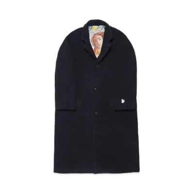 FR2 Don't be Flasher Chesterfield Coat "Navy"