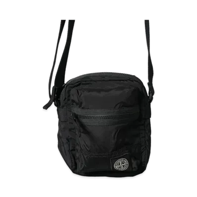 Stone Island Coated Nylon Metal In Econyl "Black"
