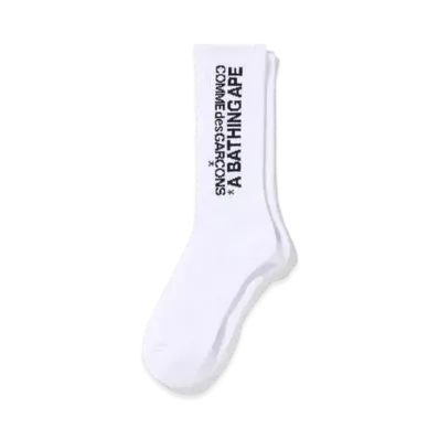 A BATHING APE CDG OSAKA SOCKS "White"