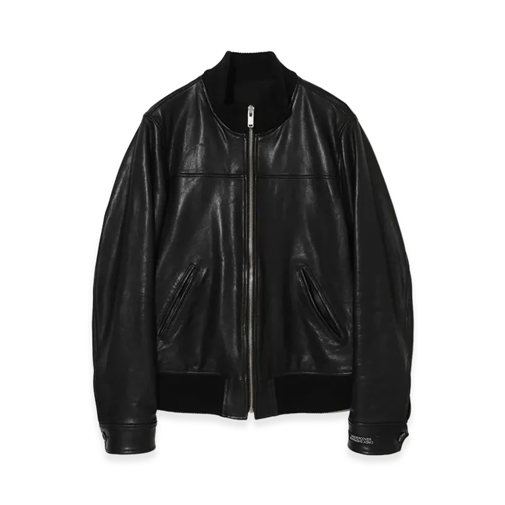 UNDERCOVER x Cindy Sherman Sheepskin Zip-Up Blouson "Black"