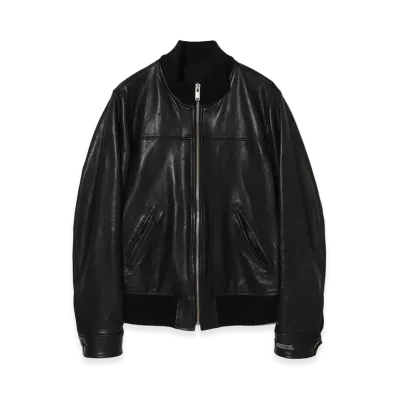 UNDERCOVER x Cindy Sherman Sheepskin Zip-Up Blouson "Black"