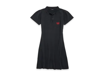 BALENCIAGA Polo Mini Dress "Black"