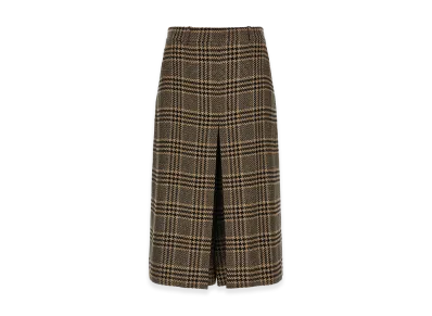 Saint Laurent Women's Prince Of Wales Skirt "Multicolor"