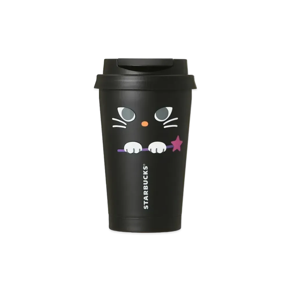 STARBUCKS Halloween 2024 Stainless Steel TOGO Tumbler Witch Cat 355ml "Black"